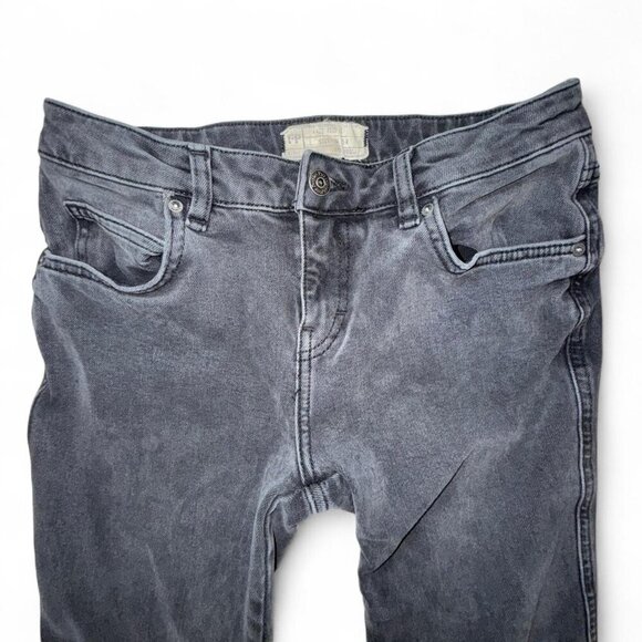 Free People Black Rita Cropped Flare Jeans Size 25 R - Picture 4 of 7